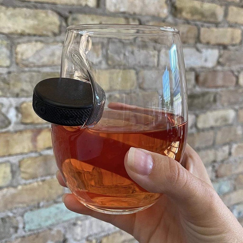 BenShot Hockey Puck Wine Glass - 15oz | Made in the USA - Image 3